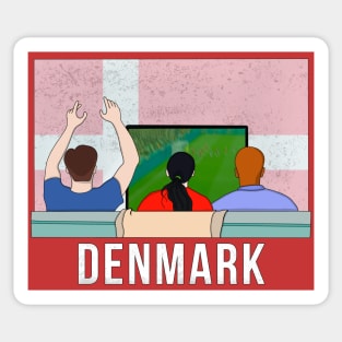 Denmark Fans Sticker